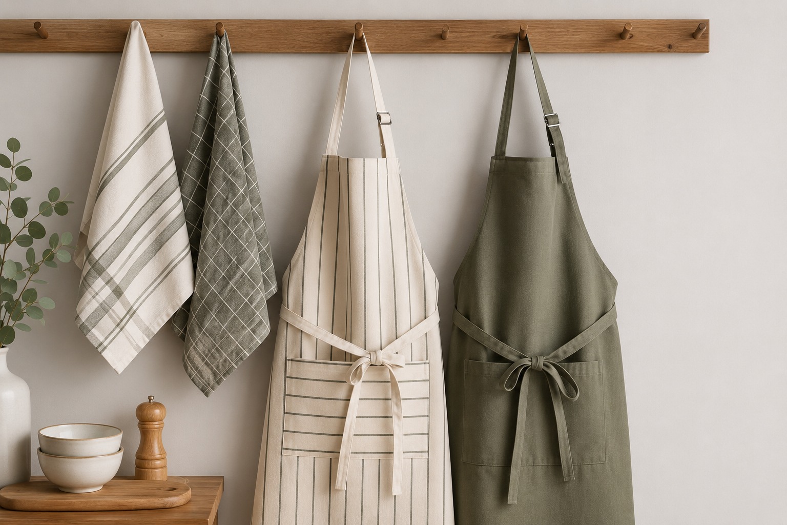 Kitchen Towels and Aprons